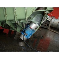 Vibrating conveyor 1500 mm x 1080 /900 mm